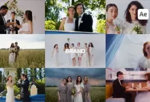 AE模板-豪华优雅婚礼婚庆开场片头模板 VH-54073929