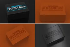 100个标志LOGO徽标样机模型套装 第5卷