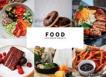电影胶片美食摄影后期调色Lightroom预设 Food Lightroom Presets