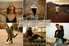 复古暖色调电影胶片人像LR预设 Vintage Film Lightroom Presets