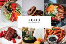 电影胶片美食摄影后期调色Lightroom预设 Food Lightroom Presets