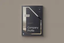工业技术公司简介宣传册排版布局设计InDesign模板