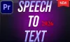 PR语音转文字插件Speech to Text for Premiere Pro 2026 v2.2.5直装版