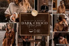 电影胶片情绪人像调色Lightroom预设DARK CHOCO Lightroom Presets