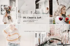 柔和唯美电影胶片Lightroom预设 Clean Soft Lightroom Presets