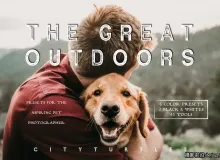 宠物摄影后期调色LR预设Moody Pet Photography Kit Presets