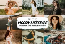 电影感情绪胶片人像LR预设 Moody Lifestyle Lightroom presets