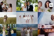 AE模板-豪华优雅婚礼婚庆开场片头模板 VH-54073929