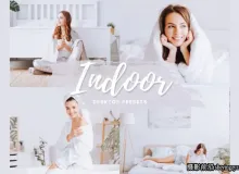 通透明亮人像奶油色调Lightroom预设 INDOOR Lightroom Presets