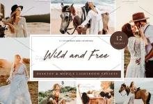 旅拍电影胶片人像调色LR预设Wild And Free  Lightroom Presets