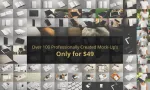MockupCloud - 200+企业文具传单手机T恤文具品牌样机模型套装