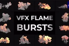AE模板-VFX火焰爆发视频素材叠加模板VH-53628232