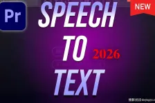 PR语音转文字插件Speech to Text for Premiere Pro 2026 v2.2.5直装版
