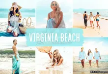 明亮海滩写真人像调色LR预设 Virginia Beach Lightroom Presets