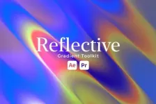 AE+PP模板-反射渐变运动动画背景工具包VH-61451814