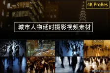 Artlist - 14种城市街道人物时光流逝延时摄影4K视频素材