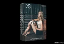 高端电影感干净人像编辑Lightroom预设KDPresets-Portrait Pack v1