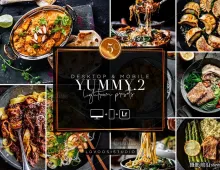 电影美食摄影后期Lightroom预设YUMMY VOL.2 Lightroom Presets