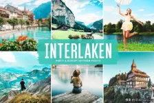 因特拉肯旅拍人文风光后期调色LR预设 Interlaken Lightroom Presets