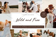 旅拍电影胶片人像调色LR预设Wild And Free  Lightroom Presets