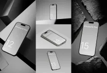 iPhone15 Pro 手机样机模型包-15 Pro样机模型捆绑包