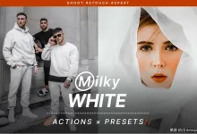 优雅奶油人像LR预设 Hydrozi - Milky White - Actions and Presets
