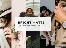 电影人像复古胶片调色Lightroom预设 Light Lightroom Presets
