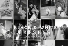 永恒优雅经典黑白胶片LR预设 Laura Strandberg - B&W Presets