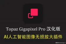 Topaz Gigapixel Pro v1.3.0中文正式版-AI图像无损放大插件