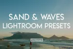 免费LR预设-旅拍风光日落沙海浪滩风光摄影调色Lightroom预设