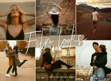 复古暖色调电影胶片人像LR预设 Vintage Film Lightroom Presets