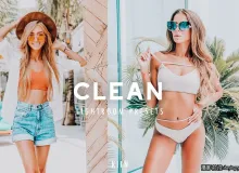 明亮清新胶片人像Lightroom预设CLEAN AIRY LIGHTROOM PRESETS