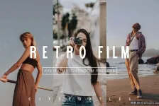 复古电影胶片人像后期调色LR预设 Retro Film Lightroom Presets