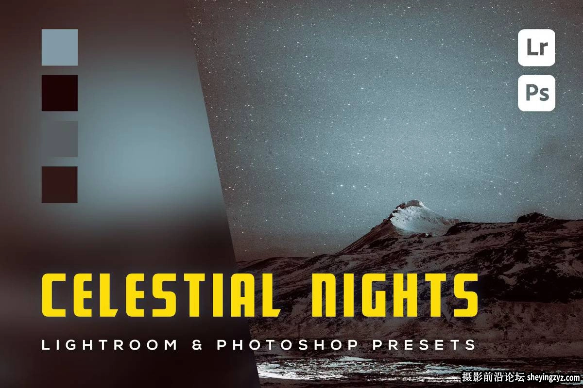 免费lr预设-北极风光LR预设 Celestial Nights Lightroom for photoshop Presets