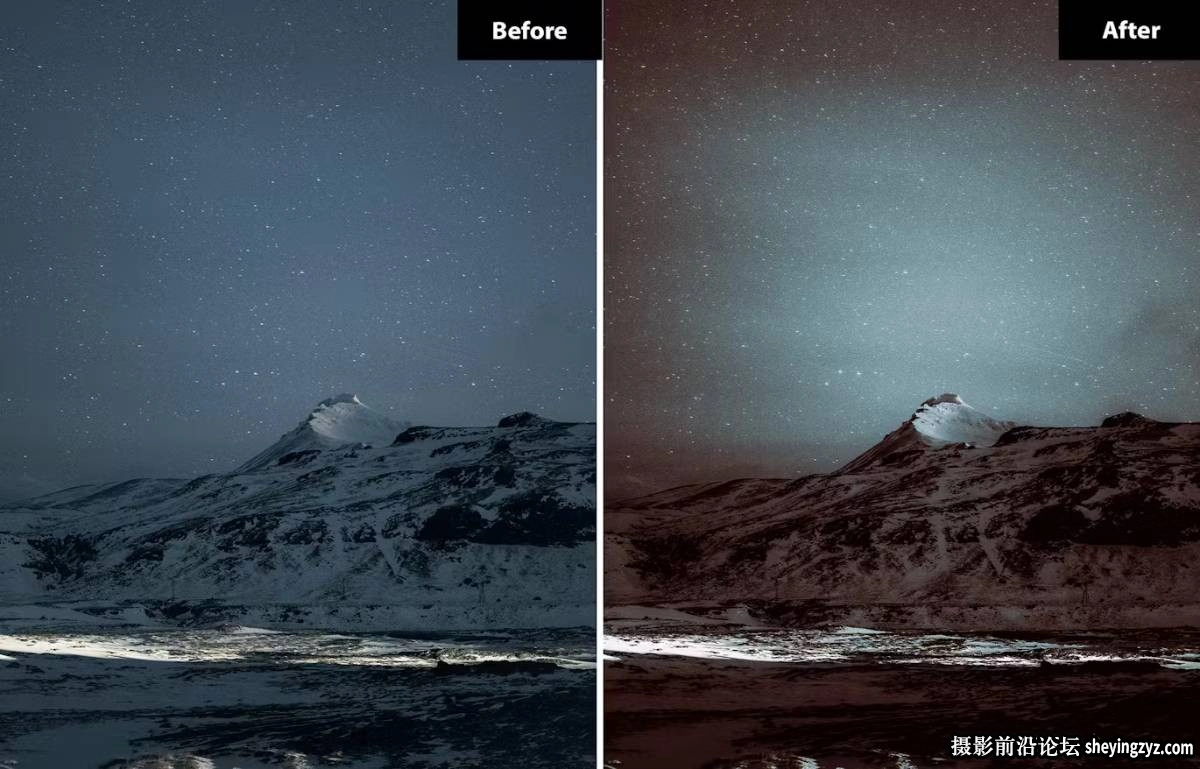 免费lr预设-北极风光LR预设 Celestial Nights Lightroom for photoshop Presets