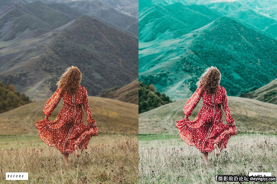 免费lr预设-12款旅拍电影风光人像后期调色Lightroom预设 Aventurine Lightroom Presets