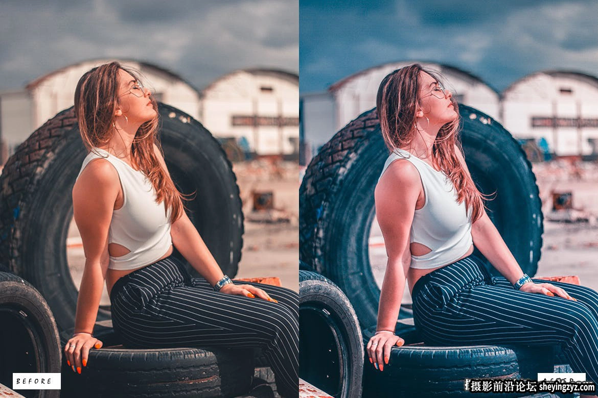 免费lr预设-电影色彩时尚人像Lightroom调色预设Colorful Fade Presets