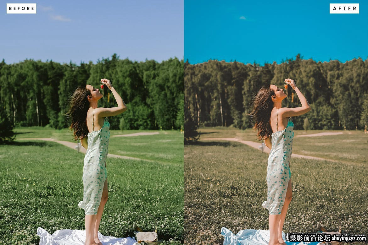 免费lr预设-青橙色调旅拍电影胶片风光人像LR预设 Blogger Lightroom Presets