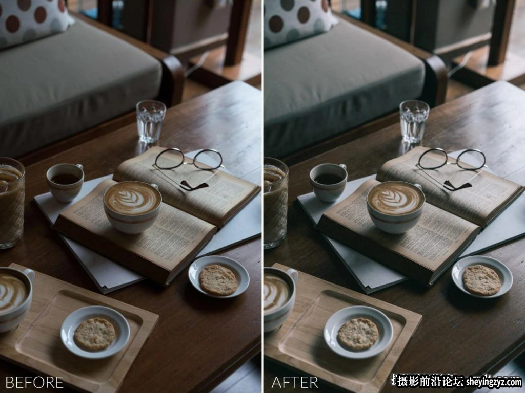 26种咖啡店美食品牌摄影调色Lightroom预设 Sean Dalton - Food Cafe Preset Pack