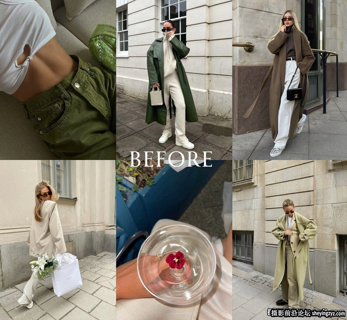 黑暗电影时尚人像调色LR预设 Dark Aesthetic Influencer Lightroom Presets