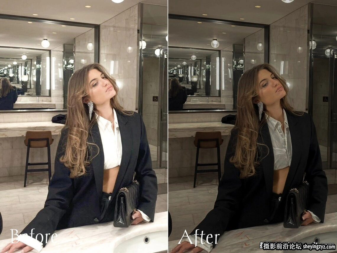 黑暗电影时尚人像调色LR预设 Dark Aesthetic Influencer Lightroom Presets