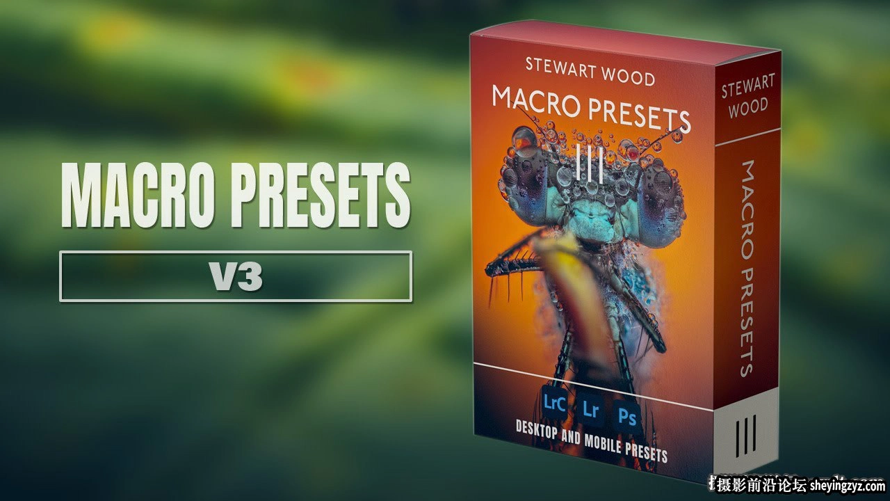微距静物摄影AI自适应LR预设Stewart Wood - Macro Presets V3