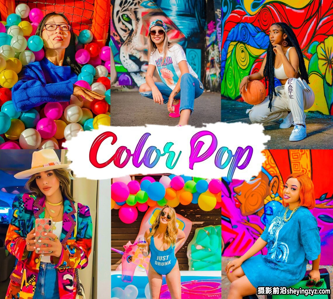 Pop流行色彩Lightroom预设 Color Pop Lightroom Presets