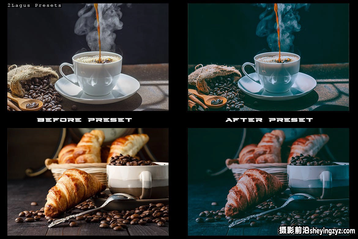 黑暗电影美食胶片lr预设及手机lr预设Film Food Lightroom Presets