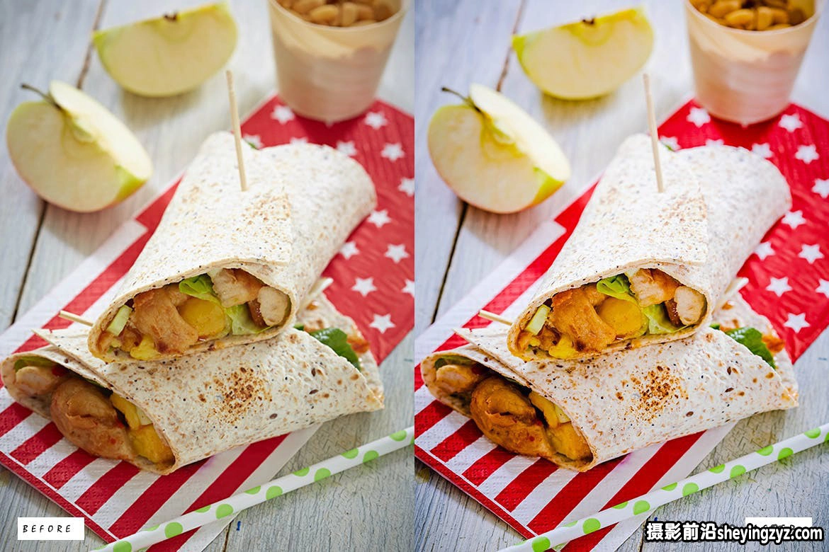 13种高端棚拍美食摄影后期调色Lightroom预设 Food Premium Lightroom Presets