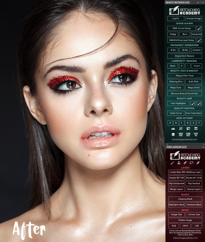 RA Beauty Retouch Panel v3.3中文汉化版|人像精修D&amp;B中性灰磨皮扩展插件