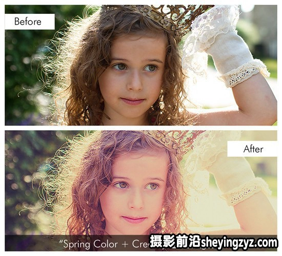 25种欧美风唯美春天的颜色LR预设 Spring Color Flare &amp; Haze