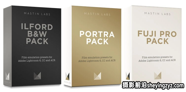 Mastin Labs- 胶片实验室电影胶片富士黑白Lightroom预设三套合集