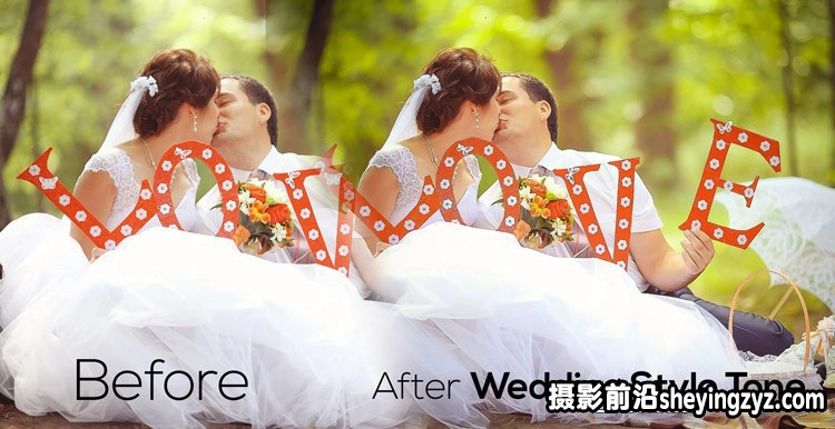 免费lr预设-40种专业婚礼人像Lightroom预设 40 Wedding  Presets