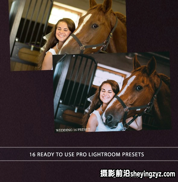 免费lr预设-16种高级电影婚礼人像Lightroom预设 16 Wedding Presets